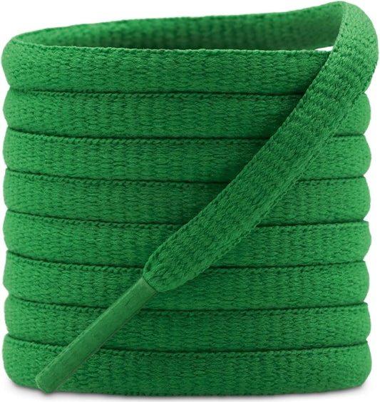 DELELE 2Pair Oval Shoes laces 42 Colors Half Round 1/4" Athletic ShoeLaces for Sport/Running Shoes Shoe Strings