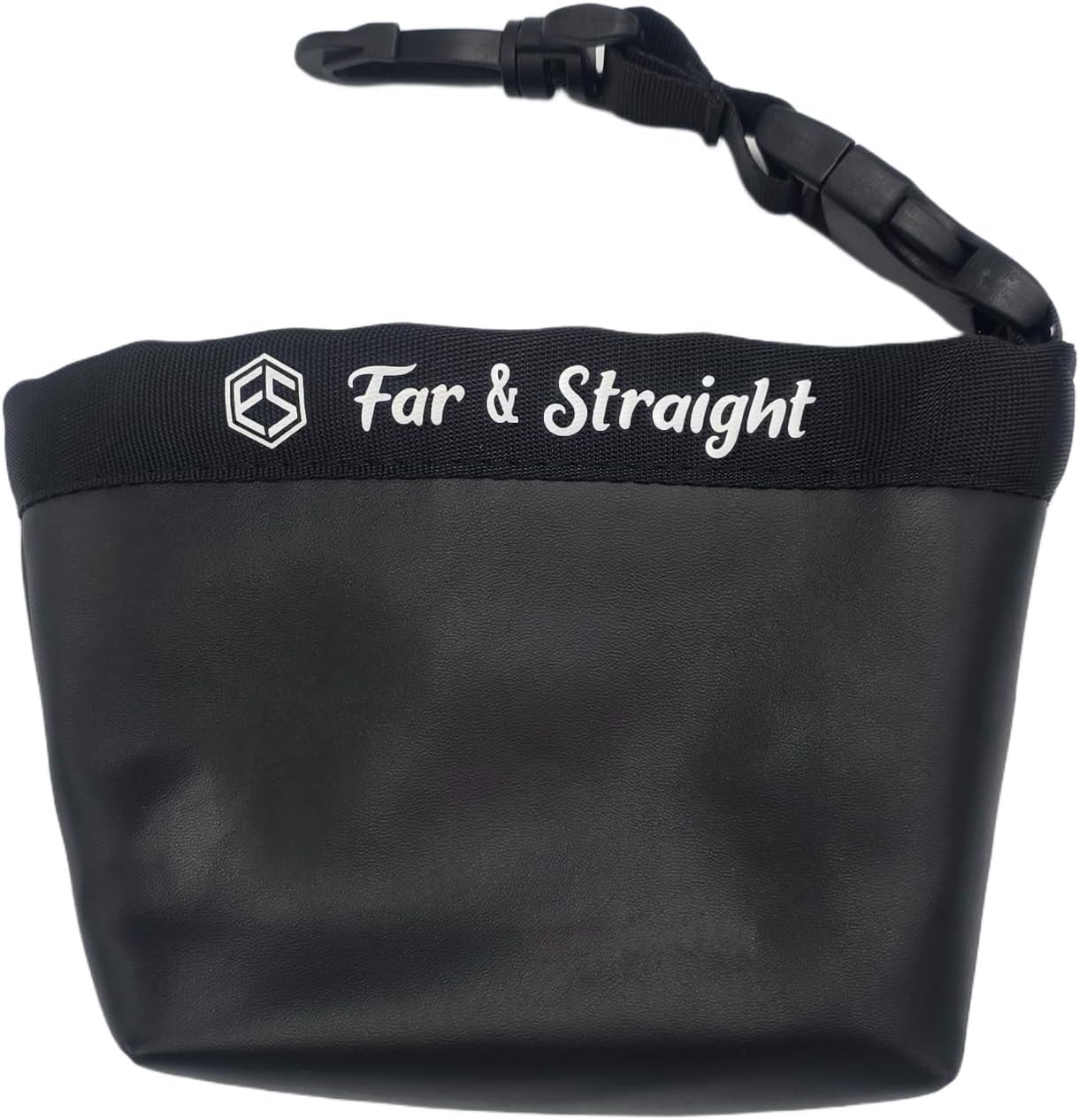 FAR&STRAIGHT Golf Club & Ball Cleaning Pouch – Soft Microfiber Interior for Gentle Cleaning – Clip-On, Washable Bag