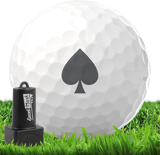 ExcelMark Pro Golf Ball Stamp - Easy Ball Identification - Choose from 25+ Styles and 4 Colors!