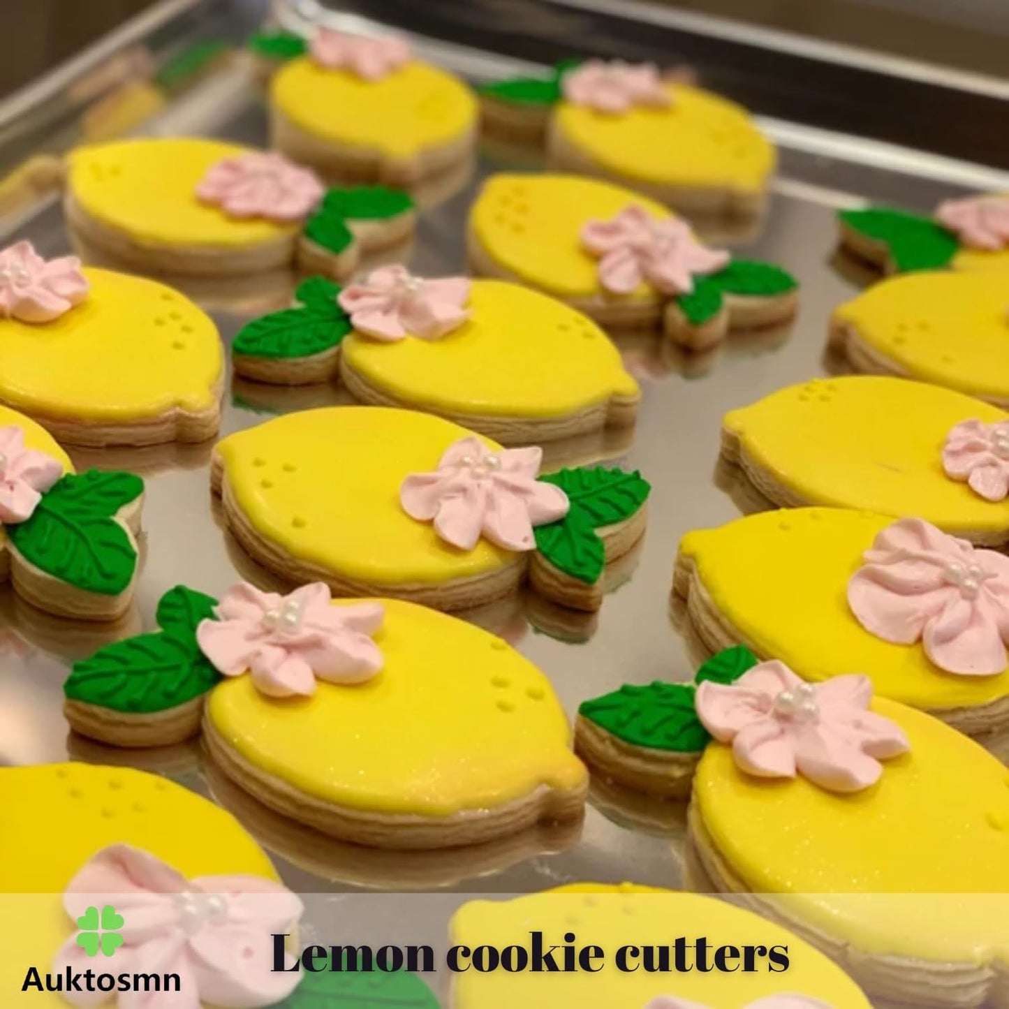 Lemon Cookie Cutter Set-Size 3.8" 2.9" 1.9"-3 Pieces-Dishwasher Safe Fondant Cookie Cutters for Baking