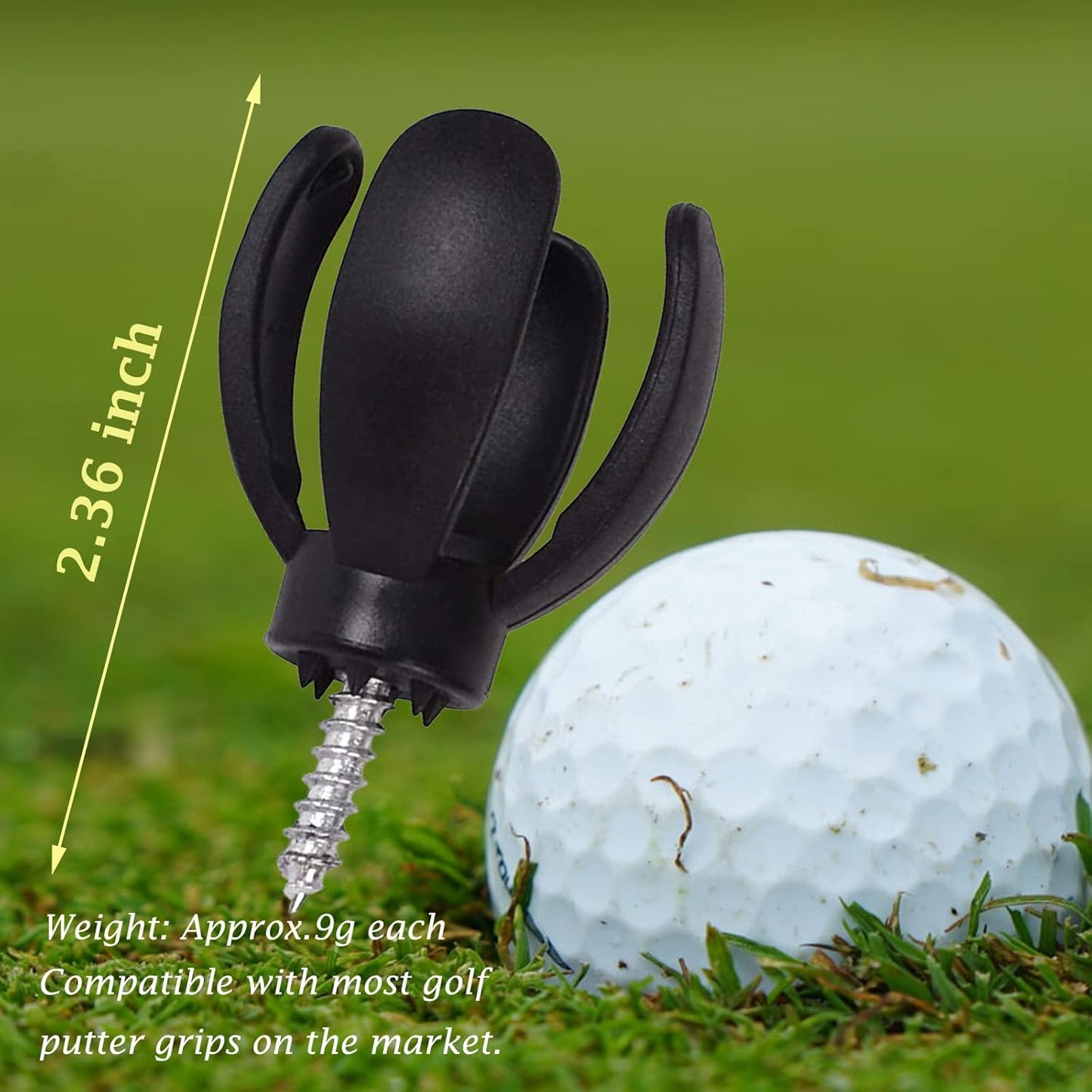 Baitaihem 6 PCs Golf Ball Pick Up Retriever Claw Sucker Tool