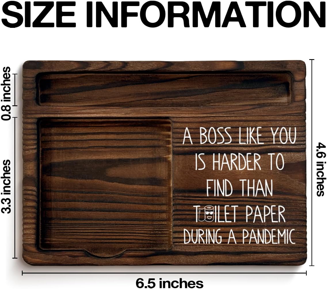 Best Boss Gifts for Men, Appreciation Gifts for Boss Male Sticky Note Holder Office Cubicle Decor Bosses Day Gift Ideas