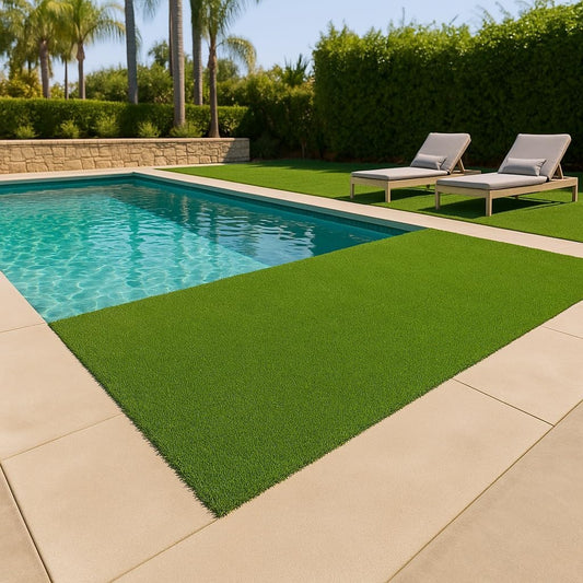 Ottomanson Artificial Turf Golf Hitting Mat 3' x 6'6" Indoor/Outdoor Waterproof Synthetic Fake Grass for Putting Practice Baseball Football Sports Gym Backyard, Custom Size 2' up to 30'