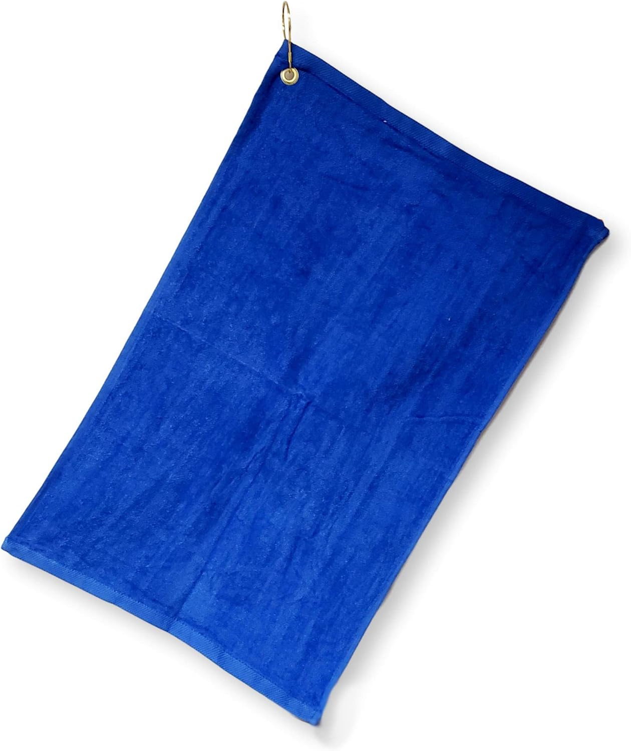 Cotton Golf Bag Towel with Clip (Royal Blue)