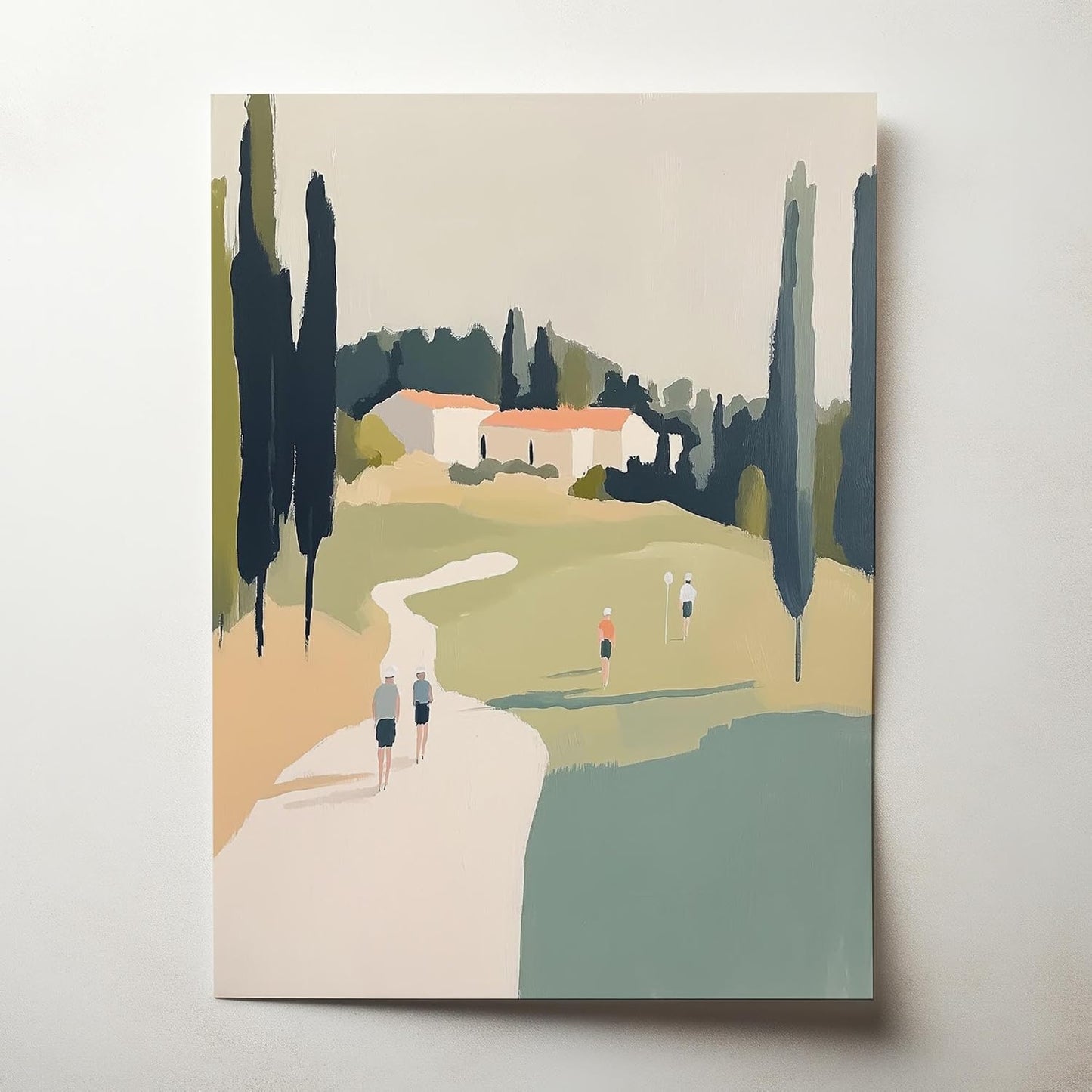 Golf Impressionist Art Print Posters - Premium Giclee Fine Art Prints - Sporty and Sophisticated Home Decor Posters, Golfer Art Prints for Home and Office Decor - Vintage Aesthetic, Ready to Frame