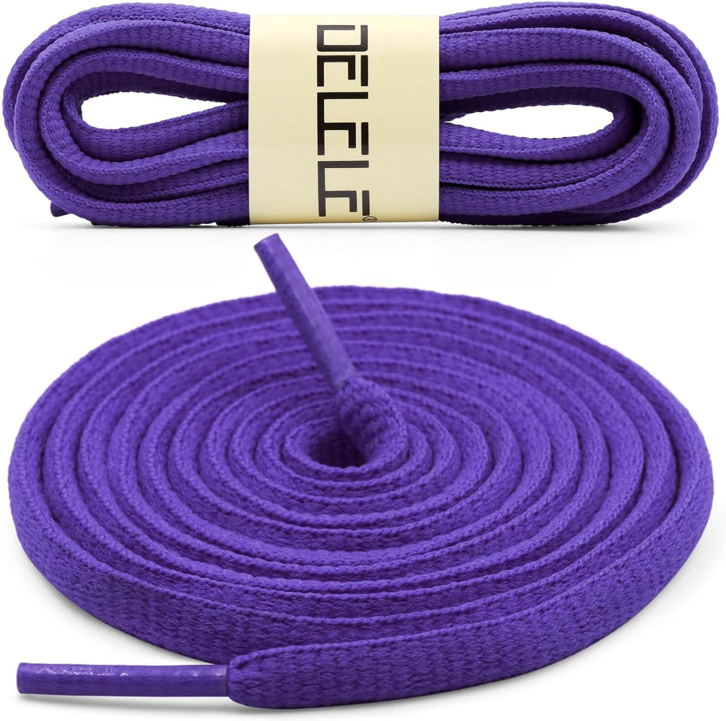 DELELE 2Pair Oval Shoes laces 42 Colors Half Round 1/4" Athletic ShoeLaces for Sport/Running Shoes Shoe Strings