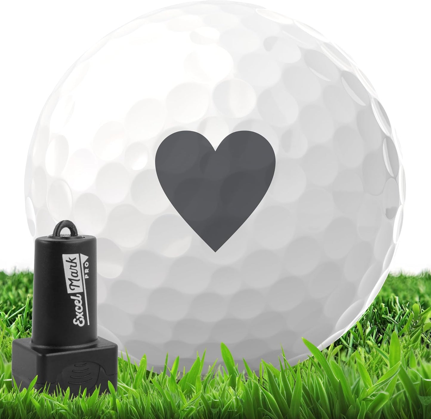 ExcelMark Pro Golf Ball Stamp - Easy Ball Identification - Choose from 25+ Styles and 4 Colors!
