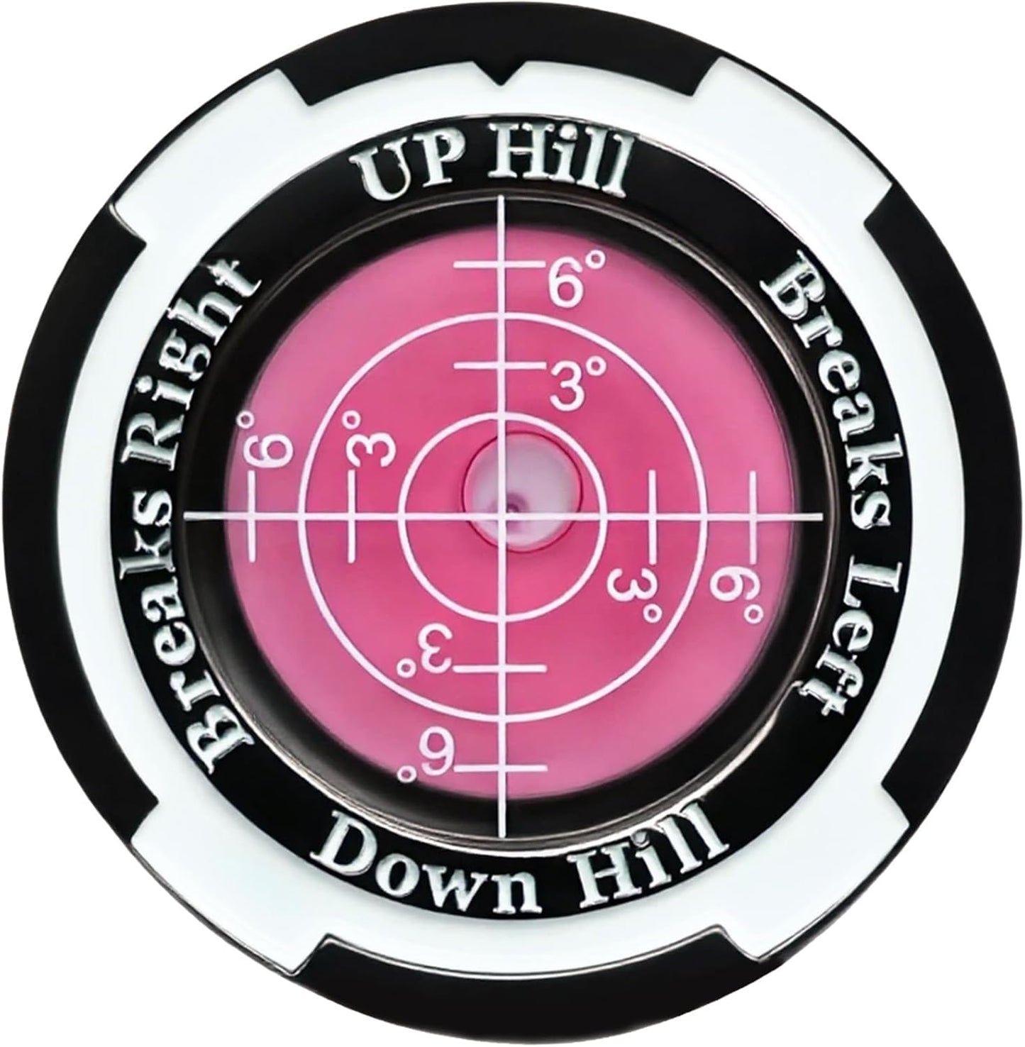 GreenNav Pro-High Precision Golf Green Reader & Golf Ball Marker with Horizontal Bubble Level, Essential Slope & Putt Line Reading Aid, Golf Accessories for Men Women