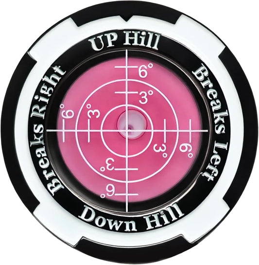 GreenNav Pro-High Precision Golf Green Reader & Golf Ball Marker with Horizontal Bubble Level, Essential Slope & Putt Line Reading Aid, Golf Accessories for Men Women