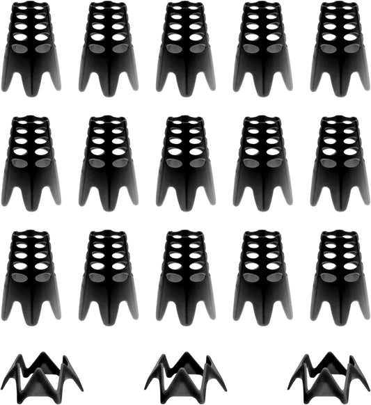 Golf Simulator Tees, Plastic Indoor Golf Mat Tees Practice Turf and Driving Range Winter Golf Tees (18 Pcs)