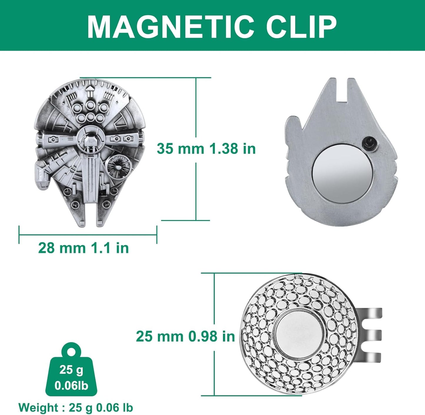 Golf Divot Tool with Golf Ball Marker Set, Funny Golf Accessories, Golf Gifts for Men, Gift Wrapping.