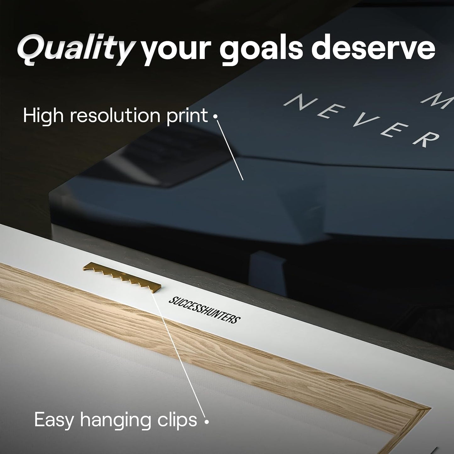 Motivational Wall Art for Office, Super Car Art Canvas, Inspirational Automotive Decor for Lamborghini Sportscar Lovers, Motivational Wall Decor for Office and Home, Inspiring Car Poster (48 X 24 in)