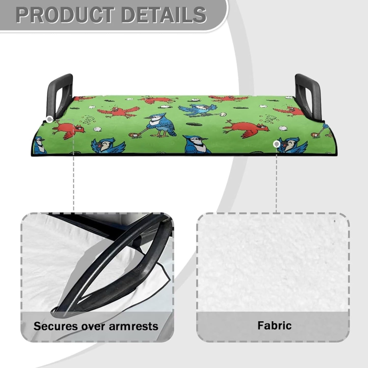 Golf Cart Accessories Anti-hot Golf Cart 50 X 30.9 Inches Seat Cushion Golf Seat Cushion Cover Towel Blanket Fits for Golf Club Cars
