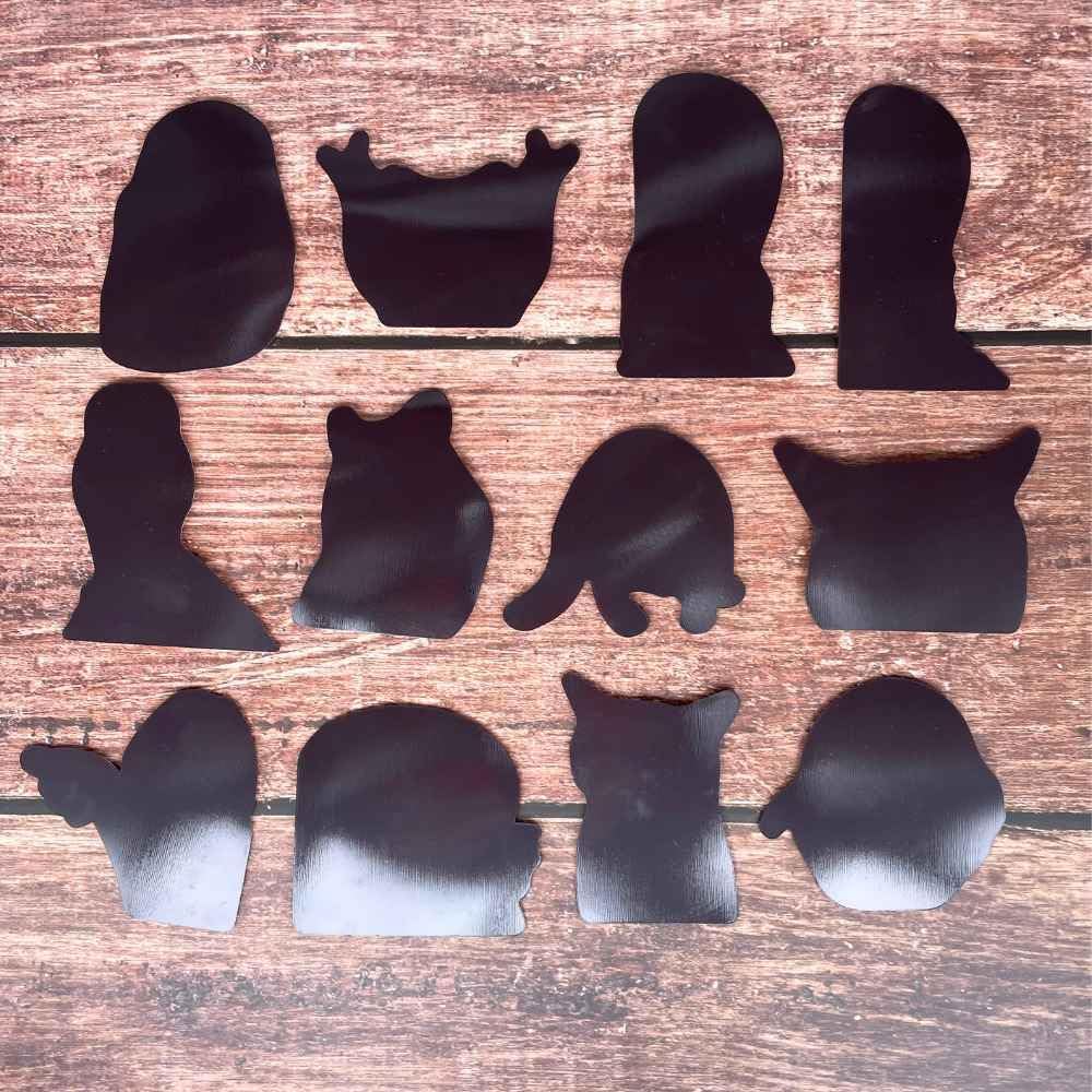 10PC Funny Meme Animals Fridge Magnets, Fun Cute Weird Magnetic Crying Cat Dog Hamster Duck Magnets for Gaming Kitchen Home Decor Bumper School Locker Work for Boys Girls Adult Accessories