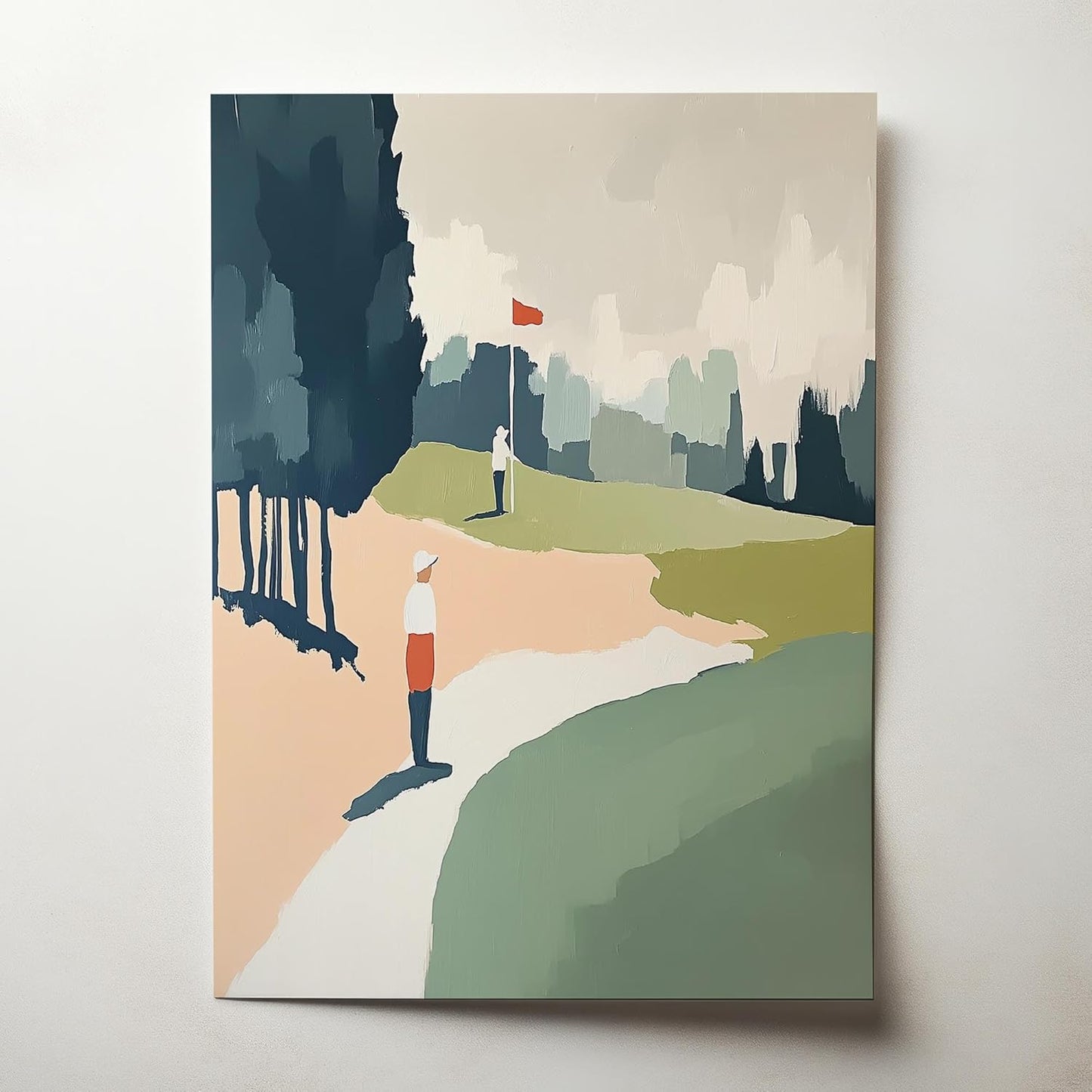 Golf Impressionist Art Print Posters - Premium Giclee Fine Art Prints - Sporty and Sophisticated Home Decor Posters, Golfer Art Prints for Home and Office Decor - Vintage Aesthetic, Ready to Frame