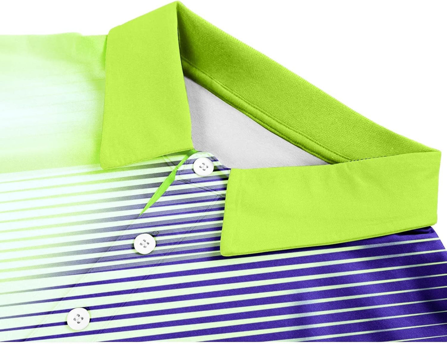 SCODI Mens Golf Shirt Moisture Wicking Performance Sport Short Sleeve Print Golf Polo Shirts for Men