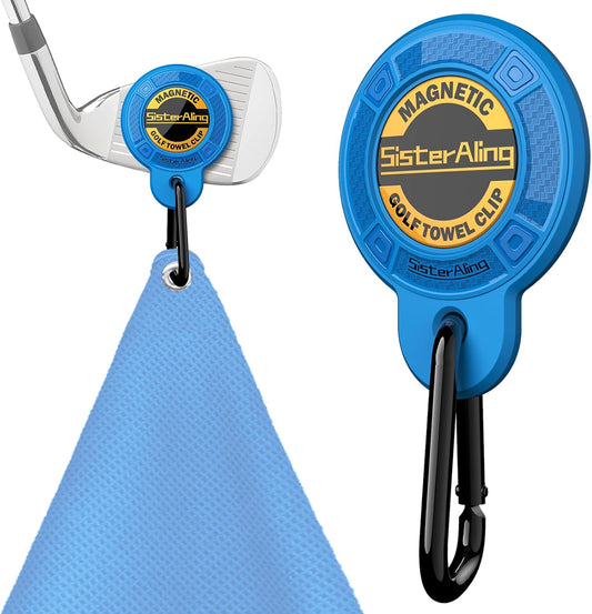 Magnetic Clip for Golf Towel,Removable Industrial Magnetic Accessories Design for Strong Hold to Golf Carts or Clubs