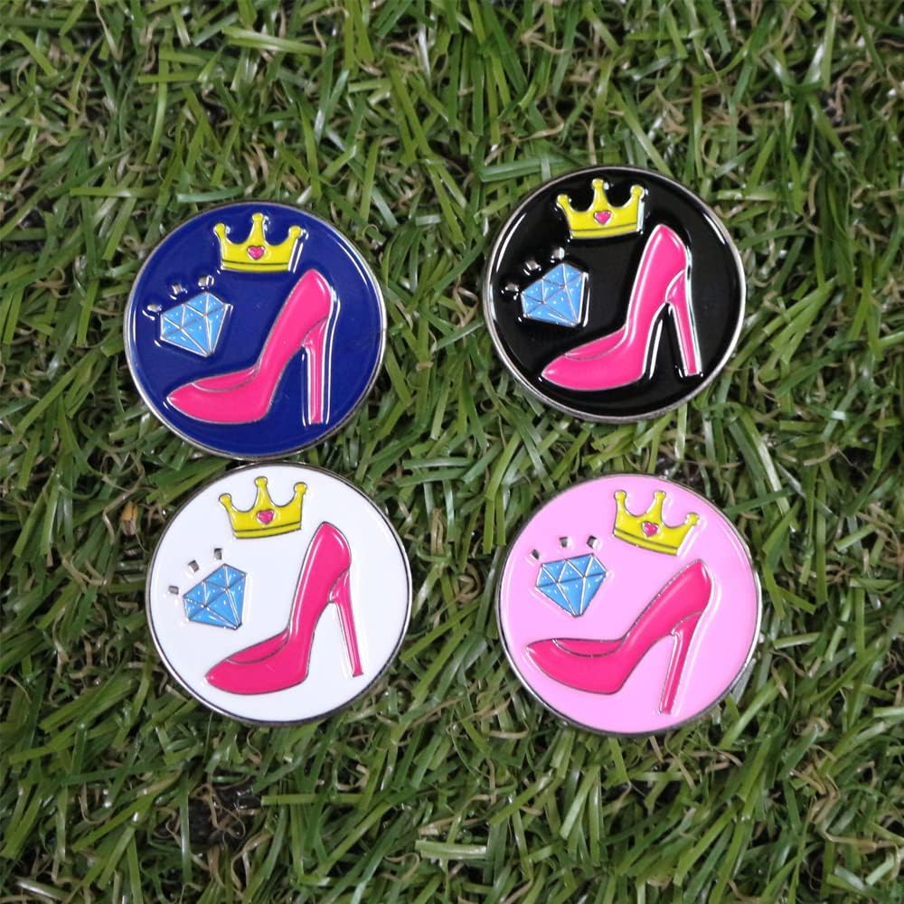 Golf Ball Markers Assorted Patterns Value Pack of 12 Golf Gifts, Golf Cap Clips and Divot Repair Tools Partner Accessories Sets for Men Women Golfer