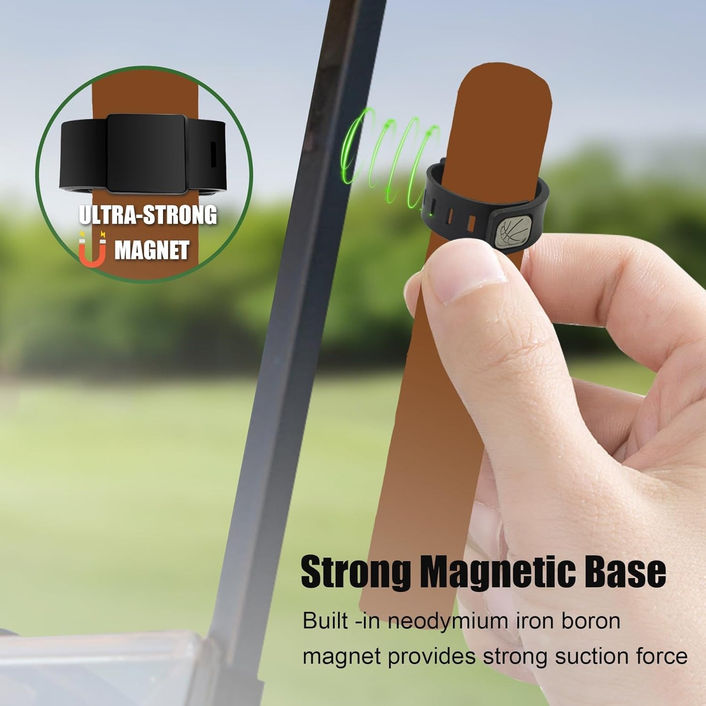 Golf Cart Accessories Portable Magnetic Holder with Magnetic and Adjustable Design - - Perfect for Golfing, BBQ, Fishing, Traveling and Outdoor Adventures