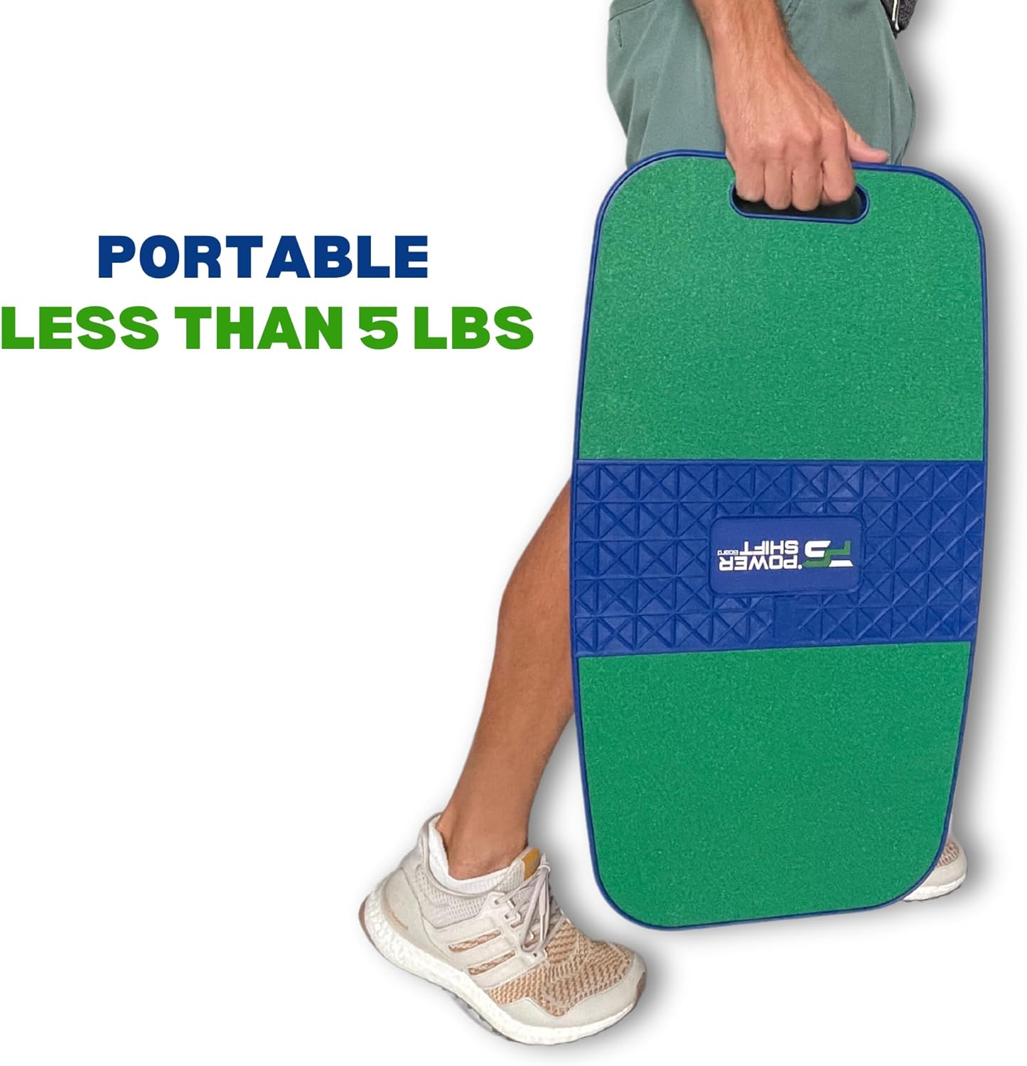 Power Shift Board Golf Training Aid - Innovative Golf Balance Board Designed To Teach Proper Weight Distribution In The Golf Swing, For More Power And Distance! Golf Swing Board With Noise Feedback!