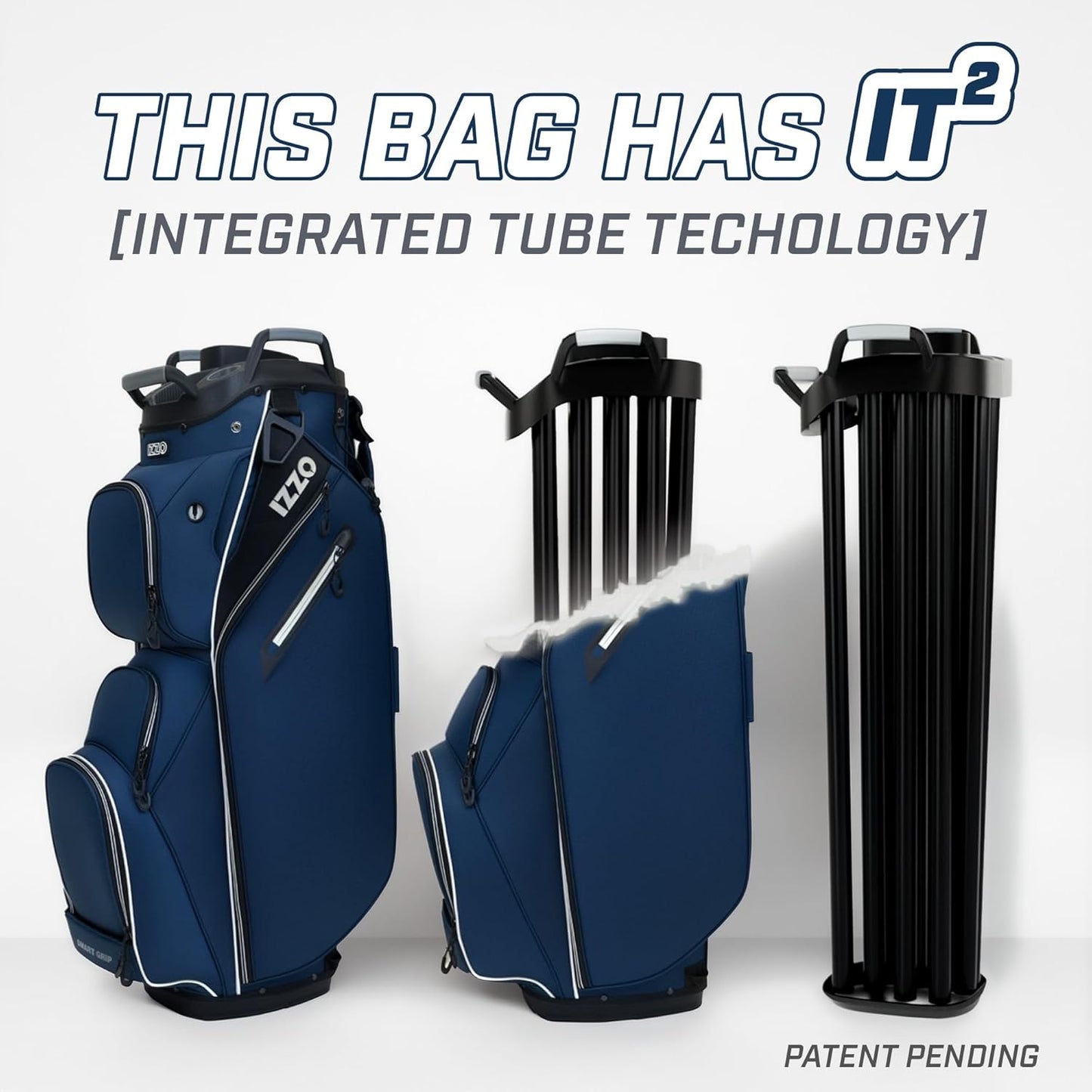 Izzo Ultimate Organizer Golf Cart Bag