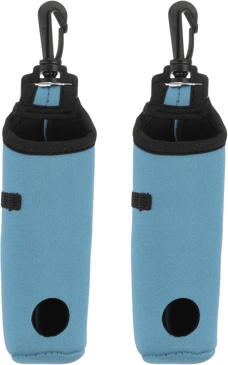 uxcell Golf Ball Carry Bag, Waist-Mounted Storage Bag Neoprene Golf Tee Holder Pouch with Lightweight Hook for Men and Women