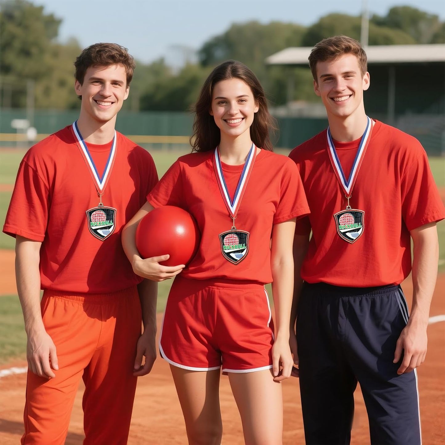 10/20 /30/40 Pcs Award Medals Bulk Sports Medals with Neck Ribbons 2.4 Inch Winner Award Trophy Prize Gift for Sports Themed Party Favors Tournaments School Match