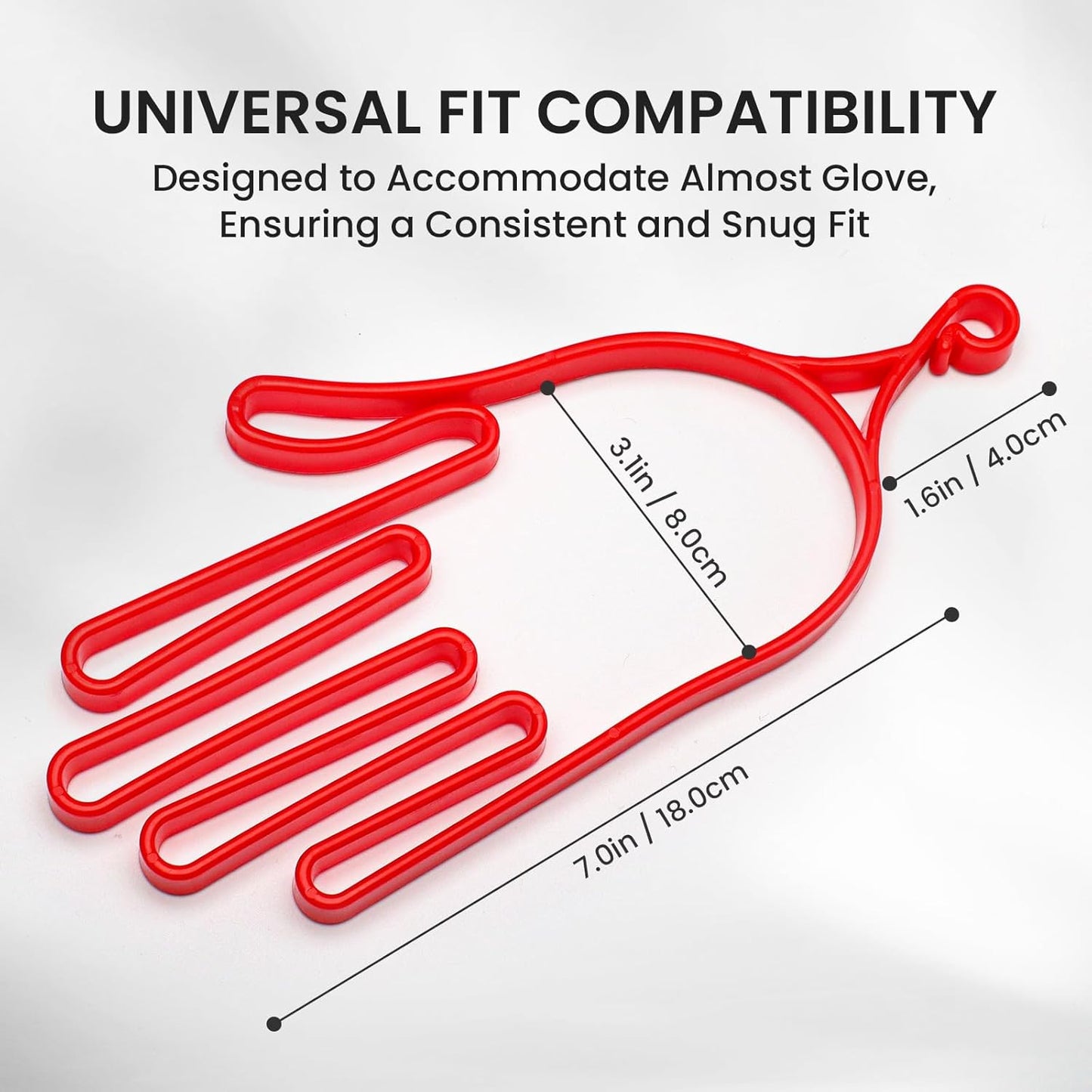 FINGER TEN Golf Gloves Stretcher Holder Hanger Keeper Dryer Shaper Tool Accessories Durable Glove Support Frame Guardian Hook to Bag Gifts for Men Women Golfer