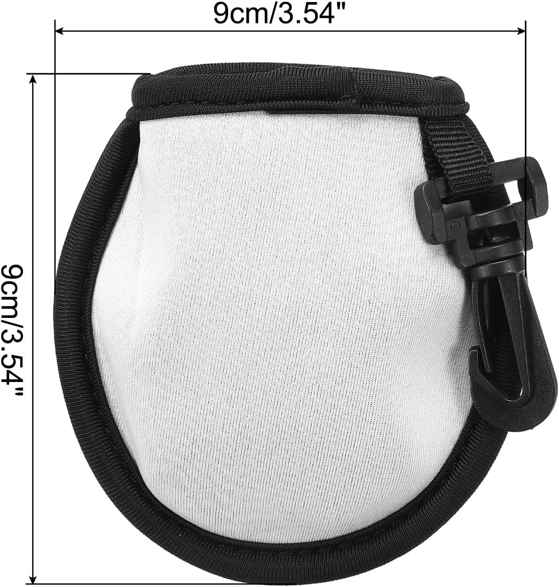 PATIKIL Golf Ball Washer Pouch, Portable Golf Balls Cleaner Pocket Bag with Hanging Clip for Women Golf Exercise