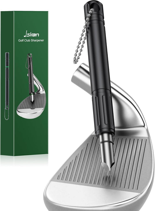Pro Golf Club Grooves Sharpener Cleaner Tool for Wedges&Irons, Essential Golf Accessories Golf Gifts for Men Cool Golf Gear Unique Golf Bag Accessories Golf Gadget