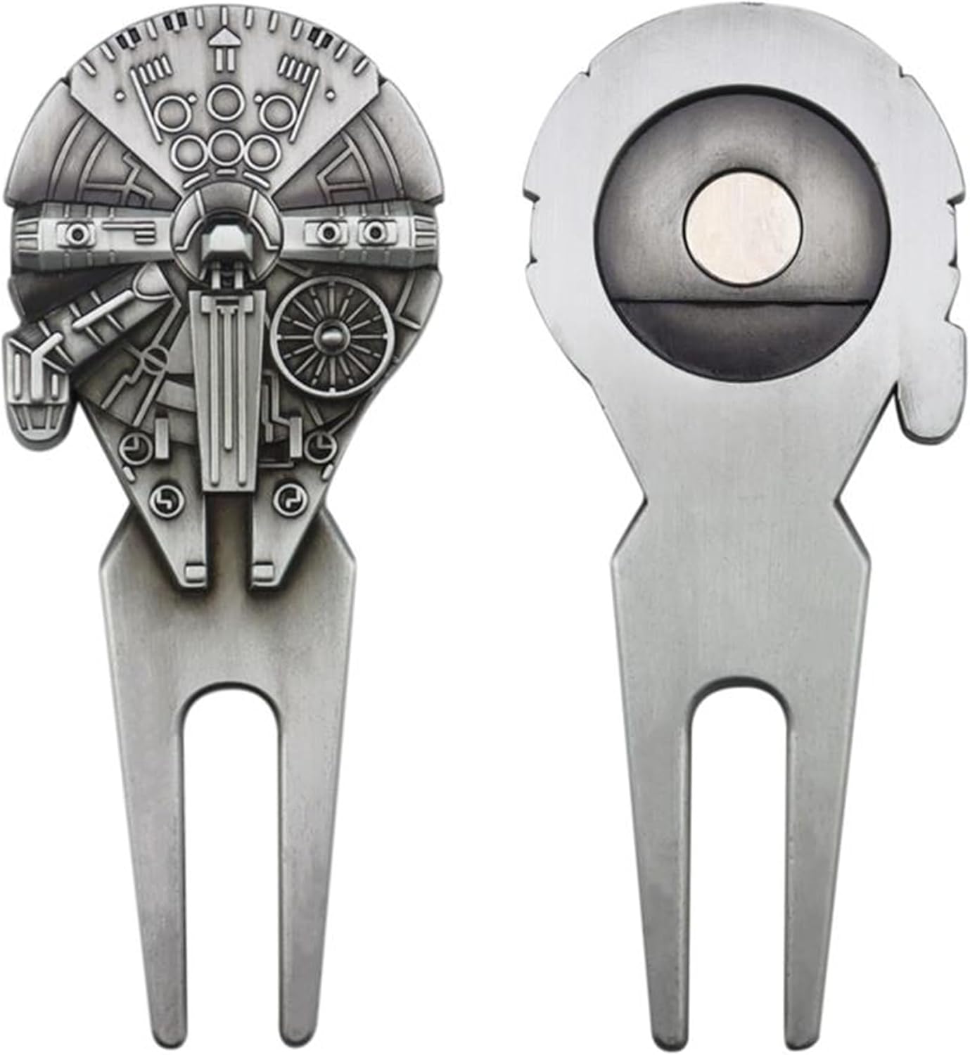 K9King Premium Golf Divot Repair Tool and Ball Marker with Magnetic Hat Clip - Premium Golf Accessories for Enhanced Golfing Fun - Falcon Golf Divot Tool for Golfers - Groove Cleaner