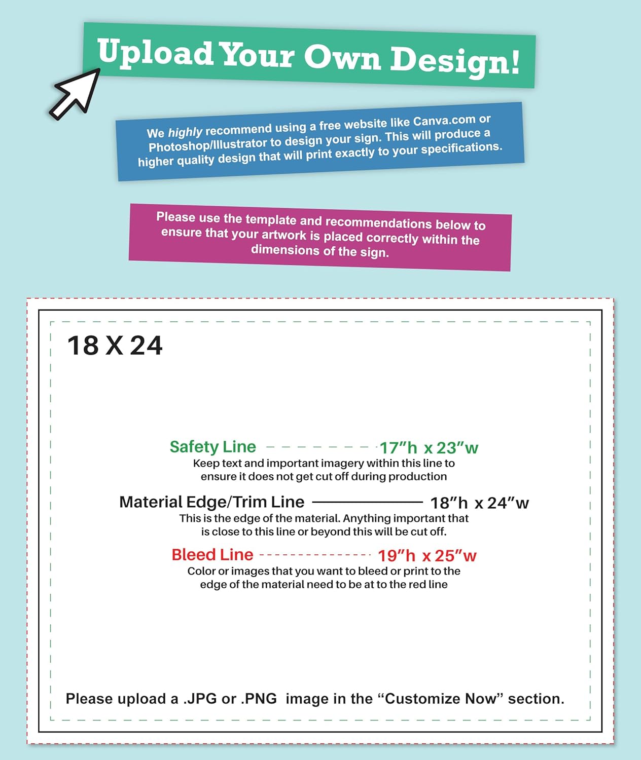 100 pack 24x18" Double Sided Customizable Outdoor Yard Sign made from Corrugated Plastic with Metal "H" Stake, Easy to Design, Sign for Business, Garage or Yard Sale, Home, Office, (24" x 18" - Qty 100)