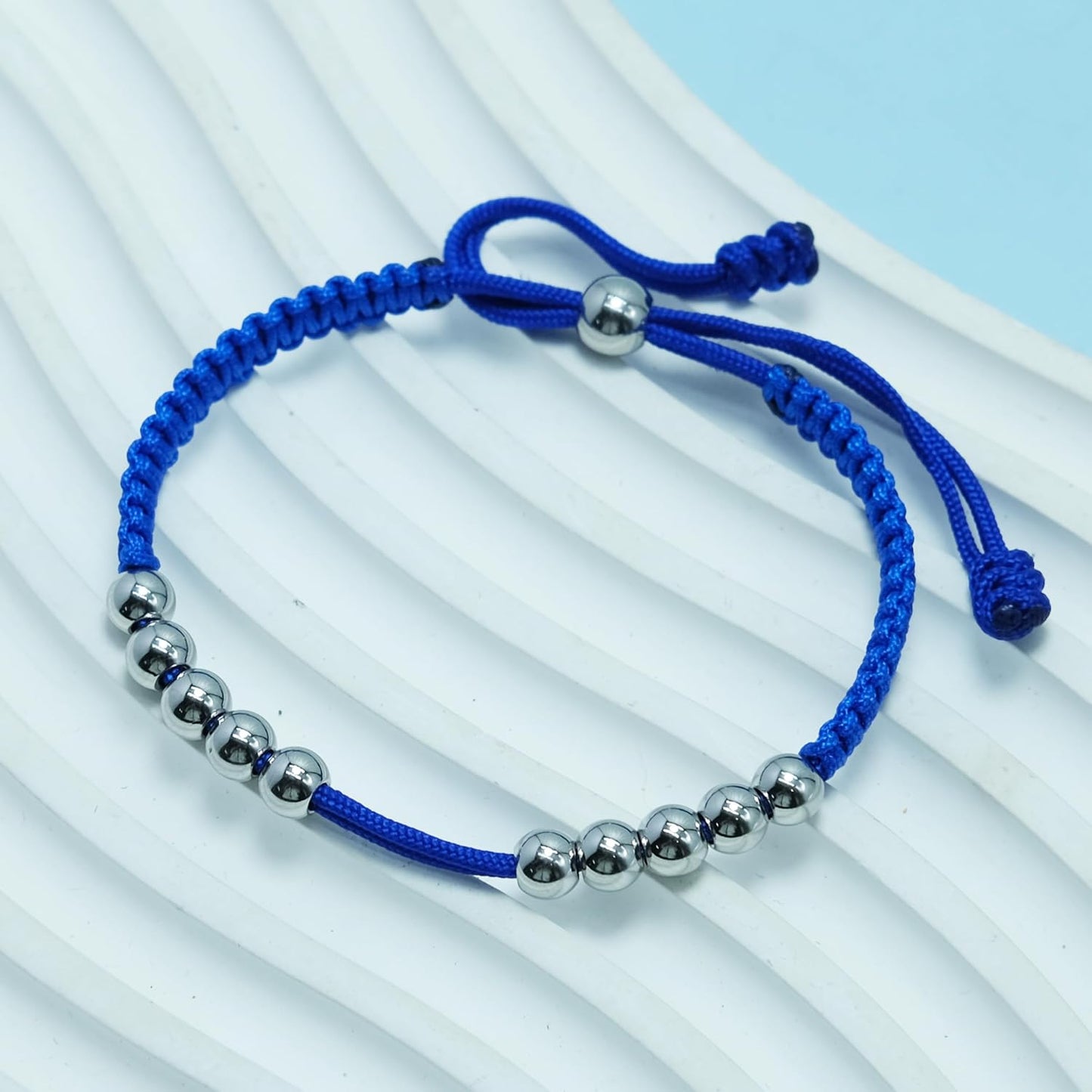 LAMIBEE Golf Stainless Steel 10 Beads Score Counter Bracelet, Golf Stroke Count Bracelet, Resizable and Easy to Adjust Golf Round Scoring Tracker, Durable and Stylish Golf Accessory