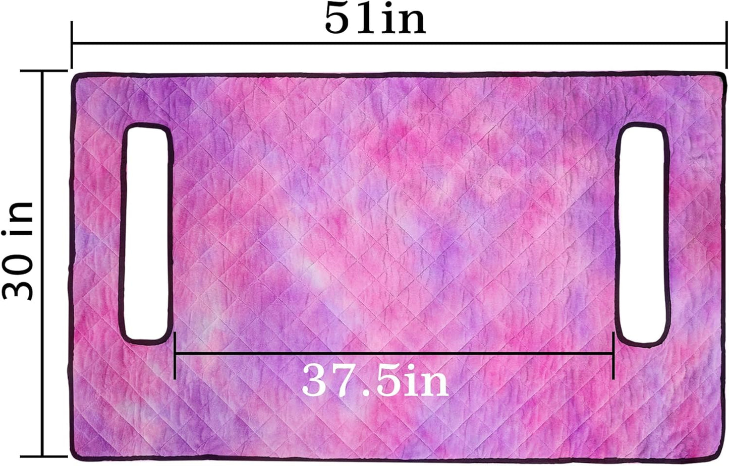 YOKYHOM Golf Cart Seat Covers, Golf Cart Seat Blanket, Bright and Unique Colors, Soft and Comfortable, Suitable for EZGO, Yamaha, Club Car and Other Two-Seat Golf Carts, 51" x 30", Pink Purple