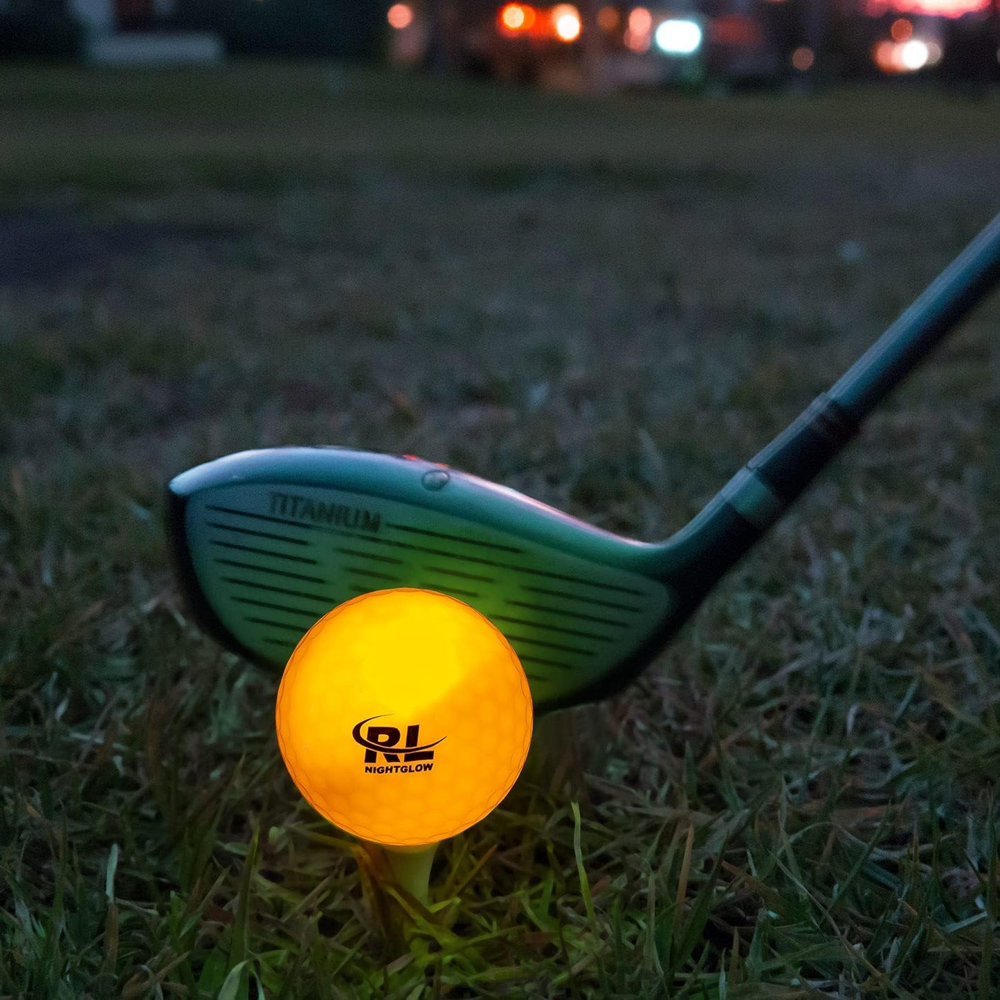 R&L Glow in The Dark Golf Balls, LED Light up Glow Golf Ball for Night Sports, Super Bright, Colorful and Durable, Impact Activated with an 10 Minutes Timer, 6 Colors Pack