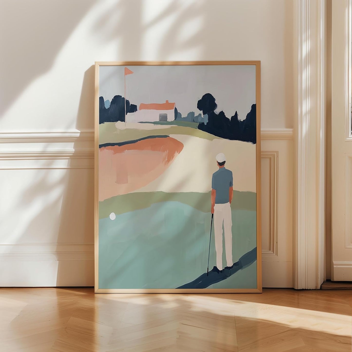 Golf Impressionist Art Print Posters - Premium Giclee Fine Art Prints - Sporty and Sophisticated Home Decor Posters, Golfer Art Prints for Home and Office Decor - Vintage Aesthetic, Ready to Frame