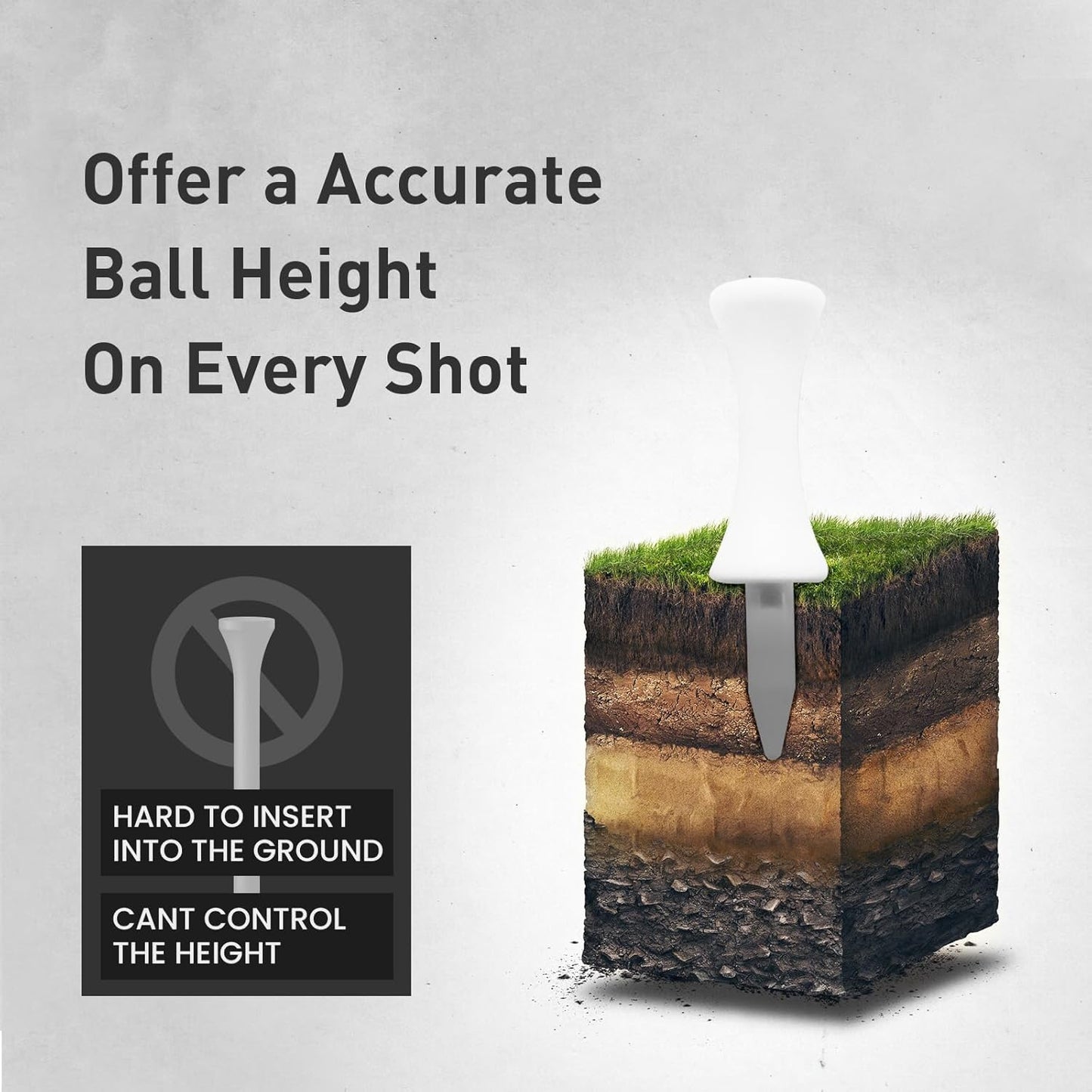 Plastic Golf Castle Tees Step Down Value 200 Count, Unbreakable Mixed or Same Height 1, 1 1/4, 2 3/4, 2 1/4, 2, 1 3/4, 1 1/2 Inch Length Colorful Pack for Practice