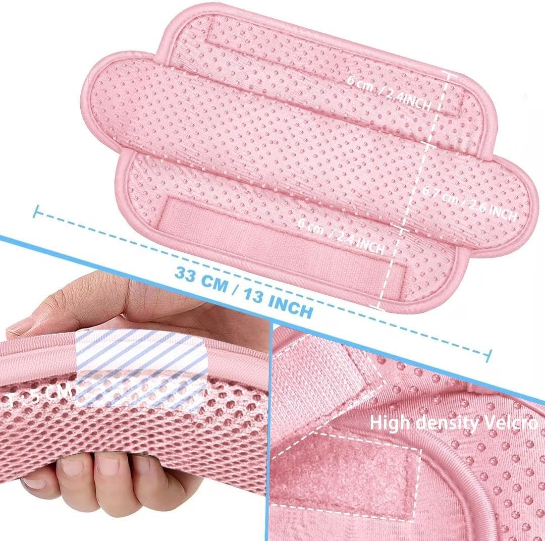 ZINZ 2-Pack Universal Shoulder Pad with Ultra Thick Cushion for Bag Luggage Bag Crossbody, Plus Long & Anti-Slip & Breathable,Pink