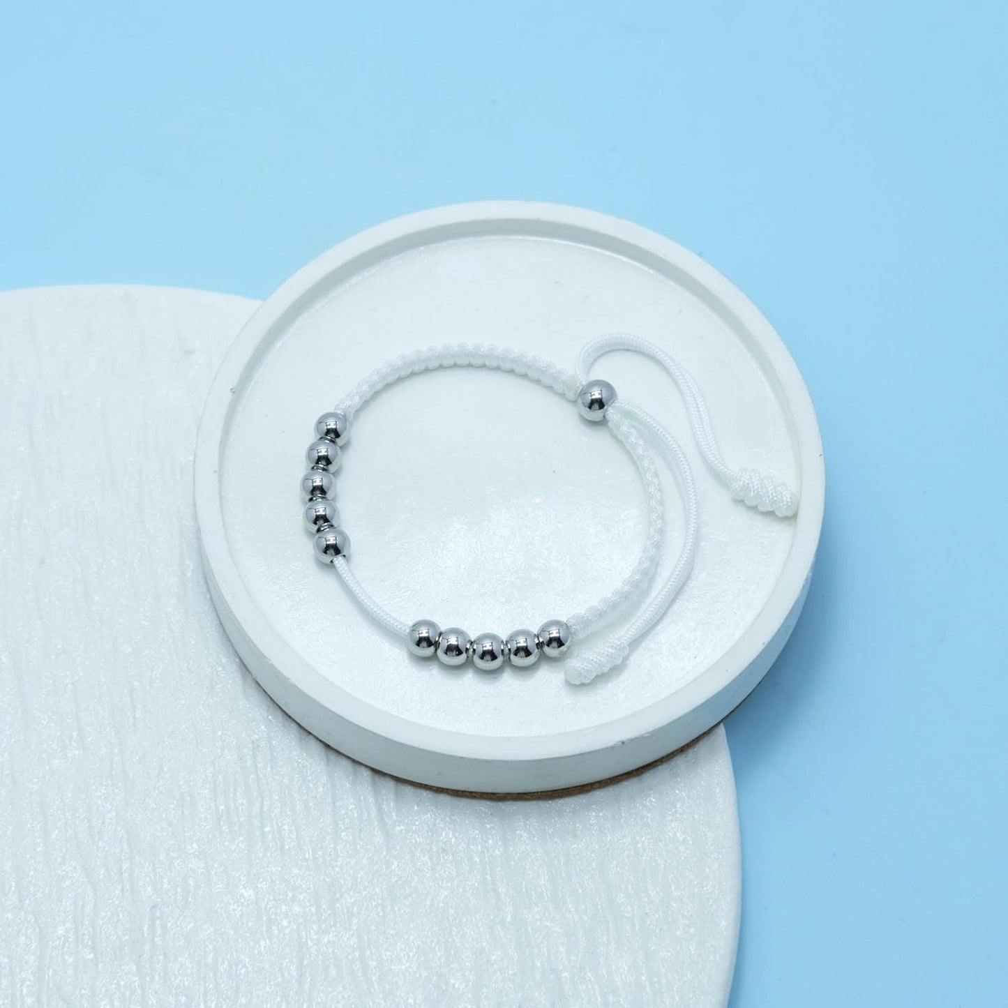 LAMIBEE Golf Stainless Steel 10 Beads Score Counter Bracelet, Golf Stroke Count Bracelet, Resizable and Easy to Adjust Golf Round Scoring Tracker, Durable and Stylish Golf Accessory