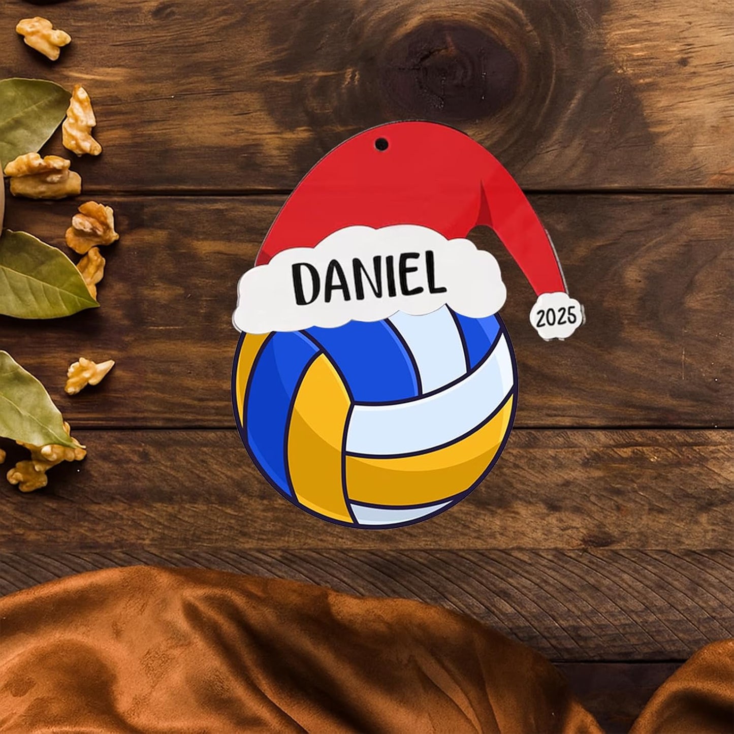 Personalized Volleyball Christmas Ornament 2025, Volleyball Ornaments for Christmas Tree, Team Ornament, Custom Coach Gifts, Hanging Decor, Gifts for Sports Lovers Boys, Xmas Gift 2025