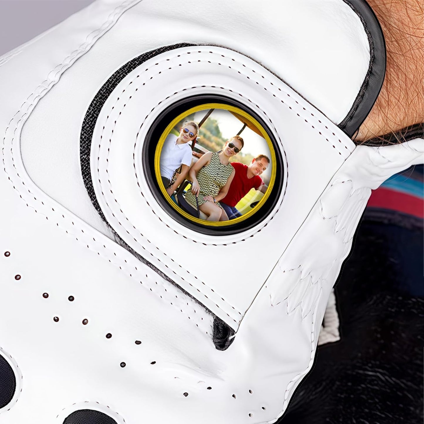 xrlsg Custom Golf Ball Marker and Hat Clip 1 Set, Magnetic Hat Clip with Your Personalized Photo Logo for Golfers, Boyfriend