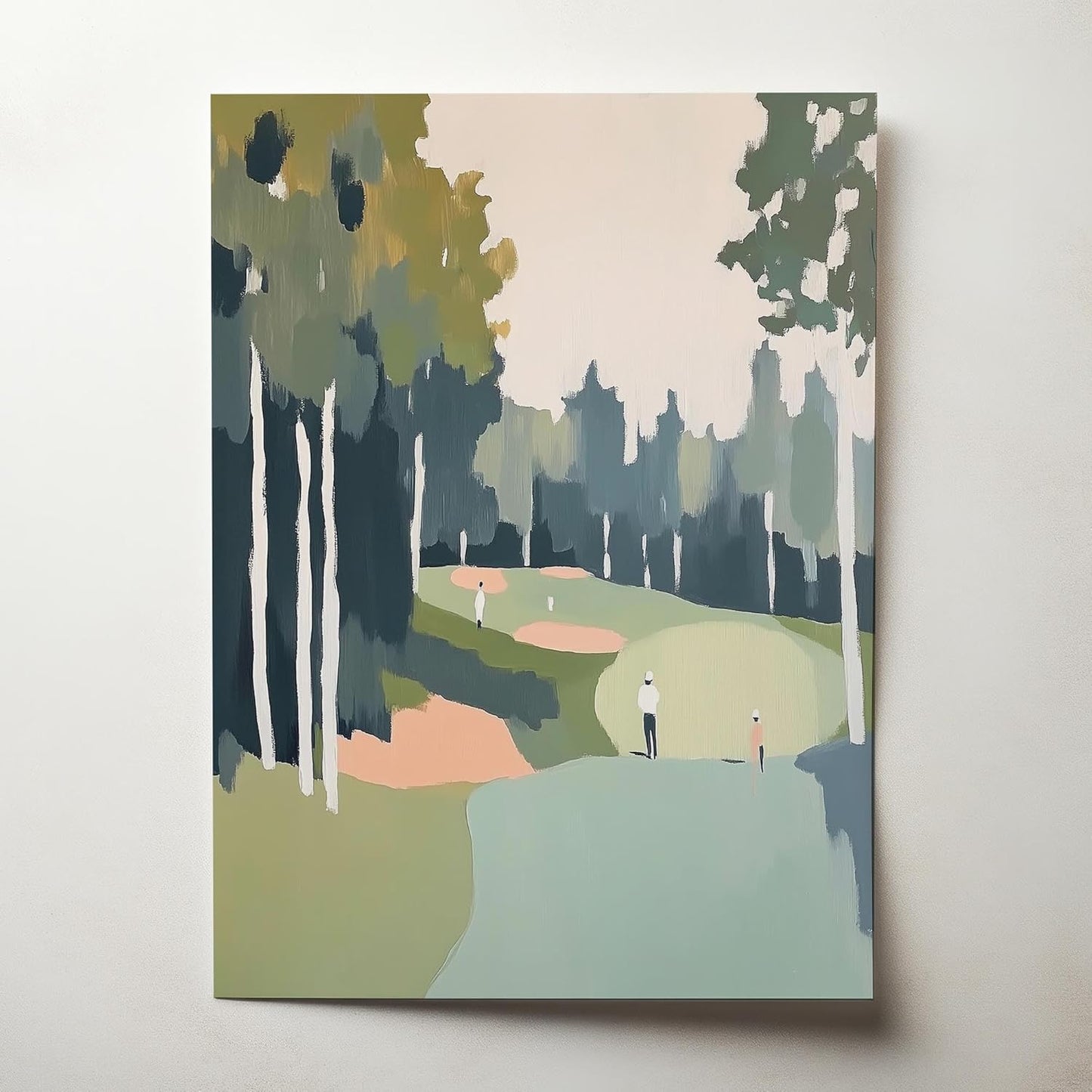 Golf Impressionist Art Print Posters - Premium Giclee Fine Art Prints - Sporty and Sophisticated Home Decor Posters, Golfer Art Prints for Home and Office Decor - Vintage Aesthetic, Ready to Frame