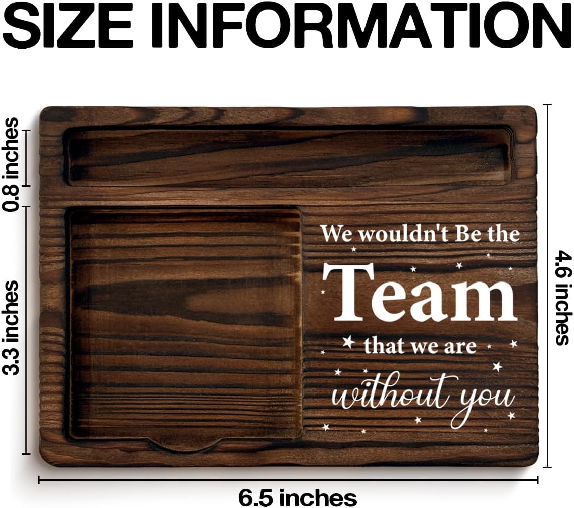 Boss Gifts for Women Men, Team Gifts for Boss Leader Manager Coworkers, We Wouldn't Be The Team That We are Without You Sticky Note Holder Office Cubicle Decor