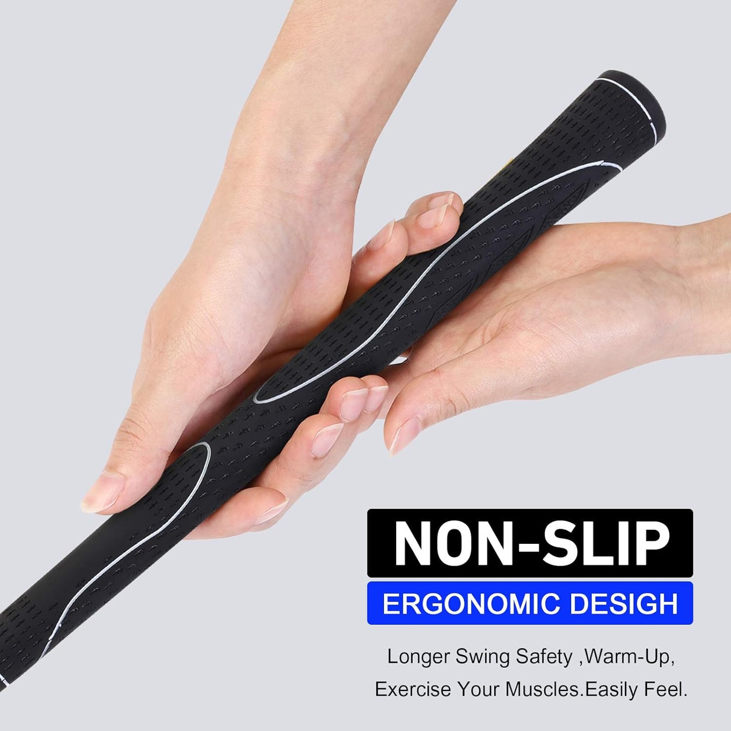 Golf Swing Trainer Aid and Correction for Strength Grip Tempo & Flexibility Training Suit for Indoor Practice Chipping Hitting Golf Accessories