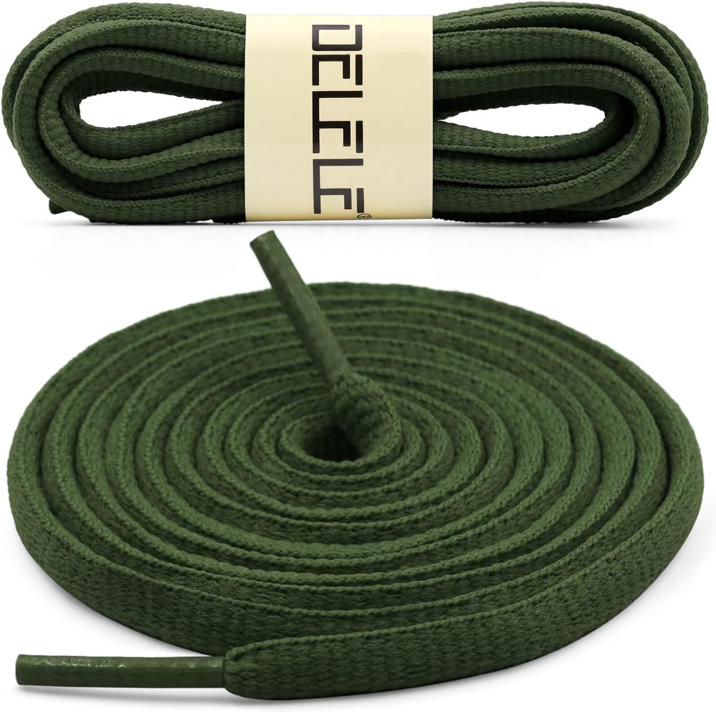 DELELE 2Pair Oval Shoes laces 42 Colors Half Round 1/4" Athletic ShoeLaces for Sport/Running Shoes Shoe Strings