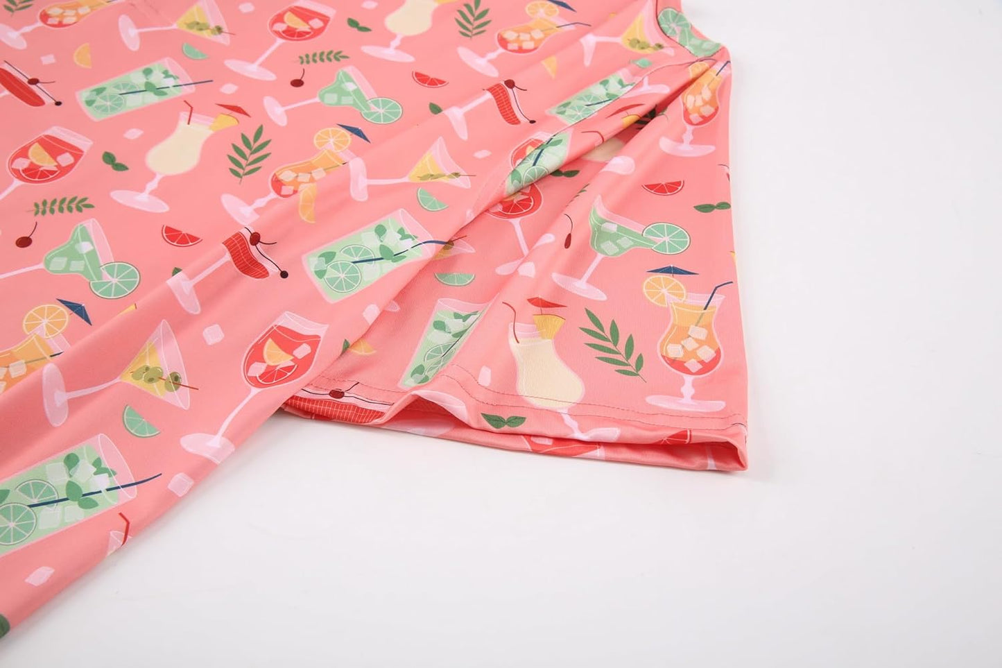 Alex Vando Mens Hawaiian Golf Shirt Moisture Wicking Digital Print Golf Shirts for Men