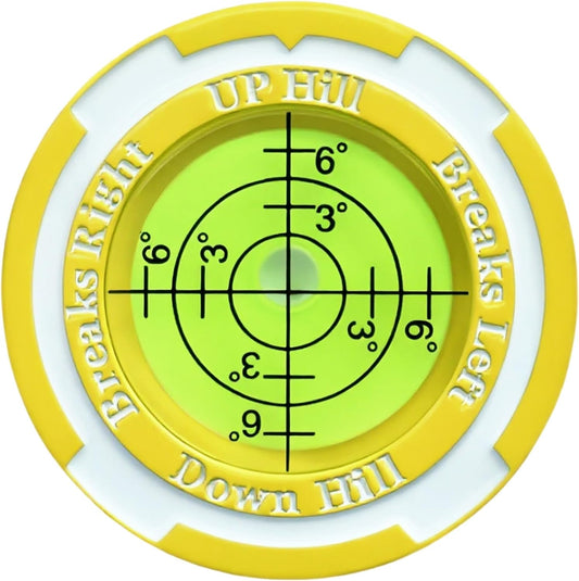 GreenNav Pro-High Precision Golf Green Reader & Golf Ball Marker with Horizontal Bubble Level, Essential Slope & Putt Line Reading Aid, Golf Accessories for Men Women