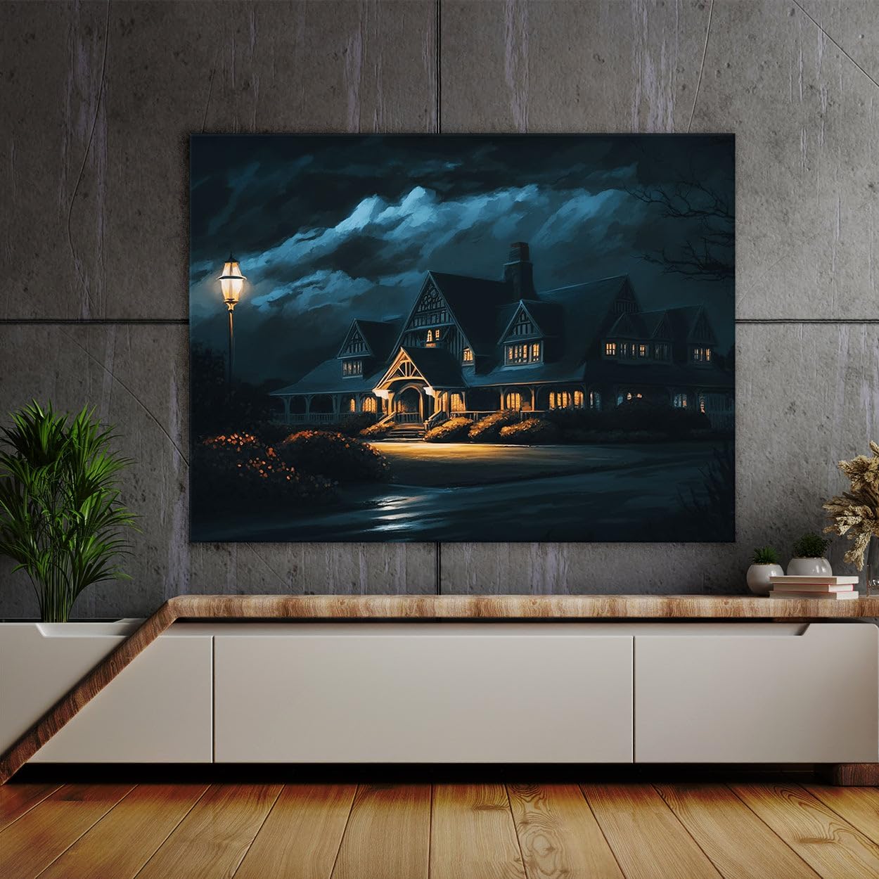 Sense Canvas Golf Course 35 Canvas Art - Home Decor Wall Art Print Poster Painting Small 16x12 / 1.5"