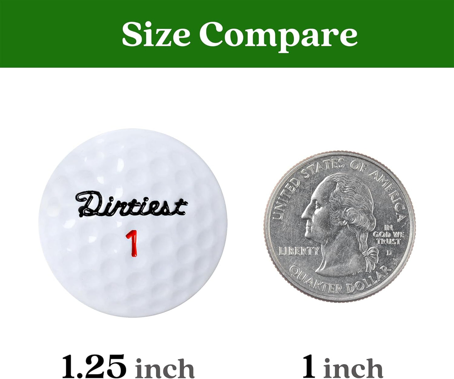 ZEETY Funny Golf Ball Marker with Magnetic Hat Clip – Unique Funny Golf Gifts & Golf Accessories for Men and Women Golfers