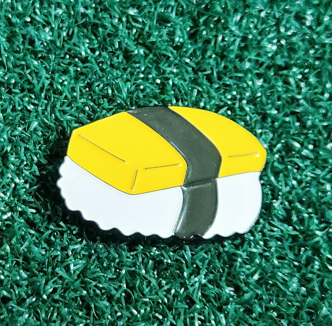 Funny & Unique Golf Ball Markers with Hat Clip – Food & Fun Icons – Perfect Golf Accessories & Gifts